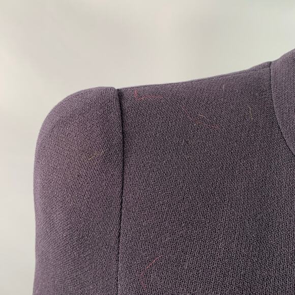 CHANEL Vintage 1996 Size 6 Navy Long Sleeve Below Knee Dress - Picture 7 of 10